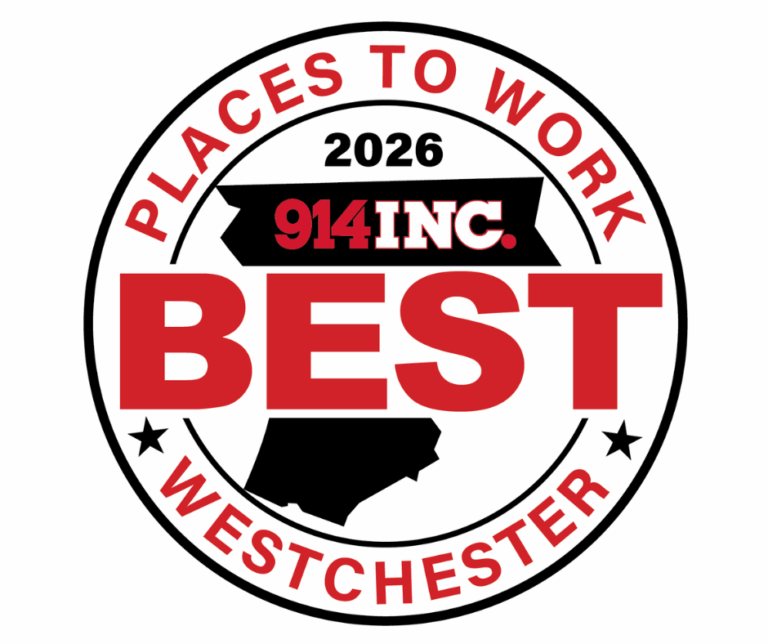 Best Places to Work in Westchester 2026 badge with 914Inc.